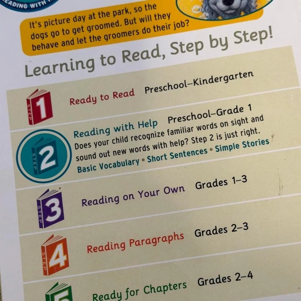 Step Into Reading Level 2 Early Readers 5 Book Set